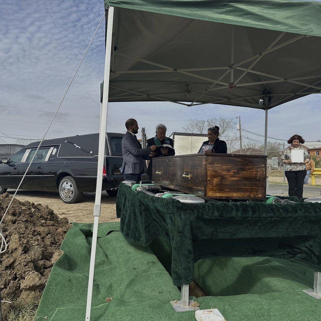 Venezuelan parents watch from home as their son is laid to rest in Texas after drowning